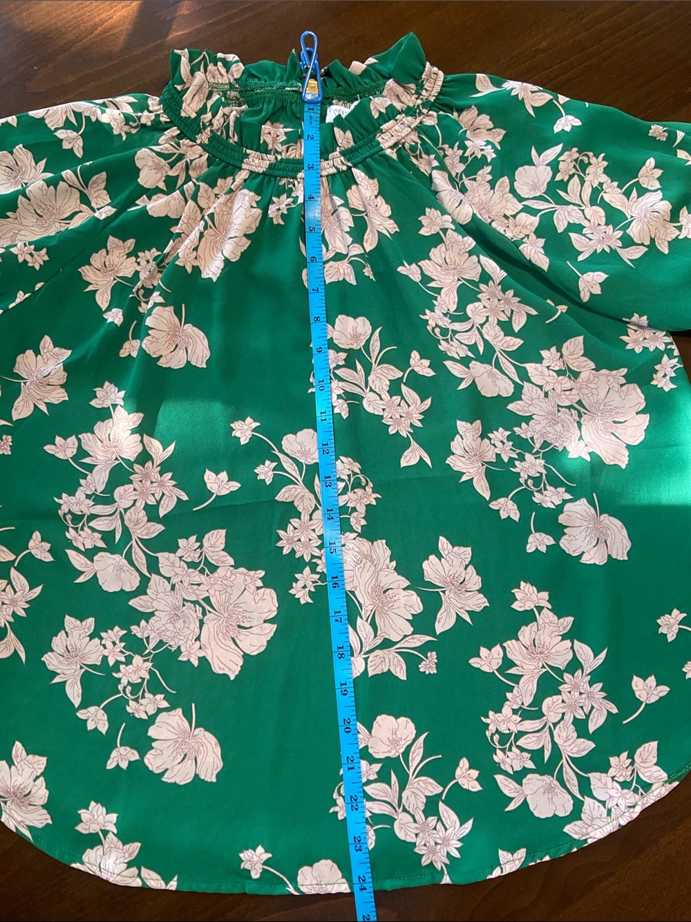 2/$20 Sale* Beautiful green blouse with floral print, size S, by Sienna Sky. NWT - Picture 7 of 16